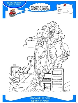 Çocuklar İçin Transformers Boyama Sayfaları 